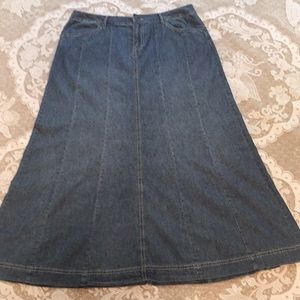 J. Jill Denim Skirt